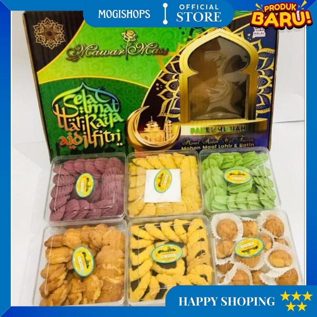 

Kue Paket Lebaran Ekonomis Isi 6 Toples D Sale