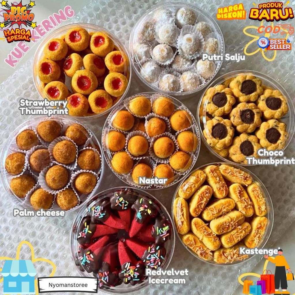 

Custom Hampers Lebaran Isi Kue Kering Bisa Pilih Varian Free Design D Sale