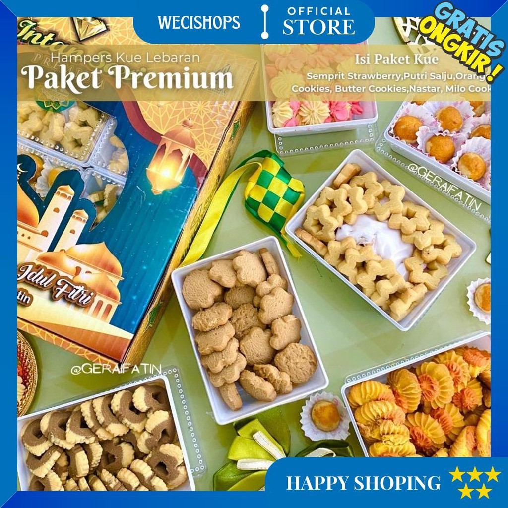 

Terlaris ! Kue Kering ( Berat 1Kilo ) Lebaran 2025 Bellarosa Paket Berkah / Paket Kue Lebaran D Terlaris