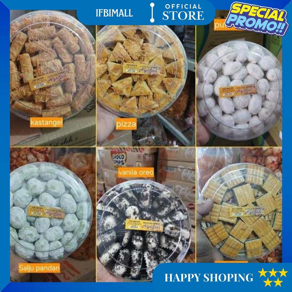 

Aneka Kue Kering Alya Sari Berat 400-500Gr D Best Seller