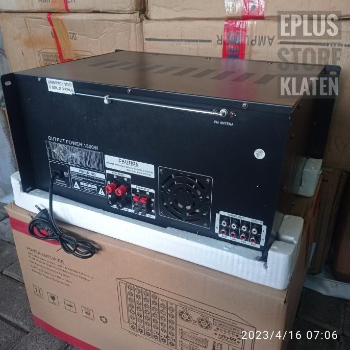 Amplifier Professional Karaoke Masjid Power Mc8800 Digital Amp101 New Stok