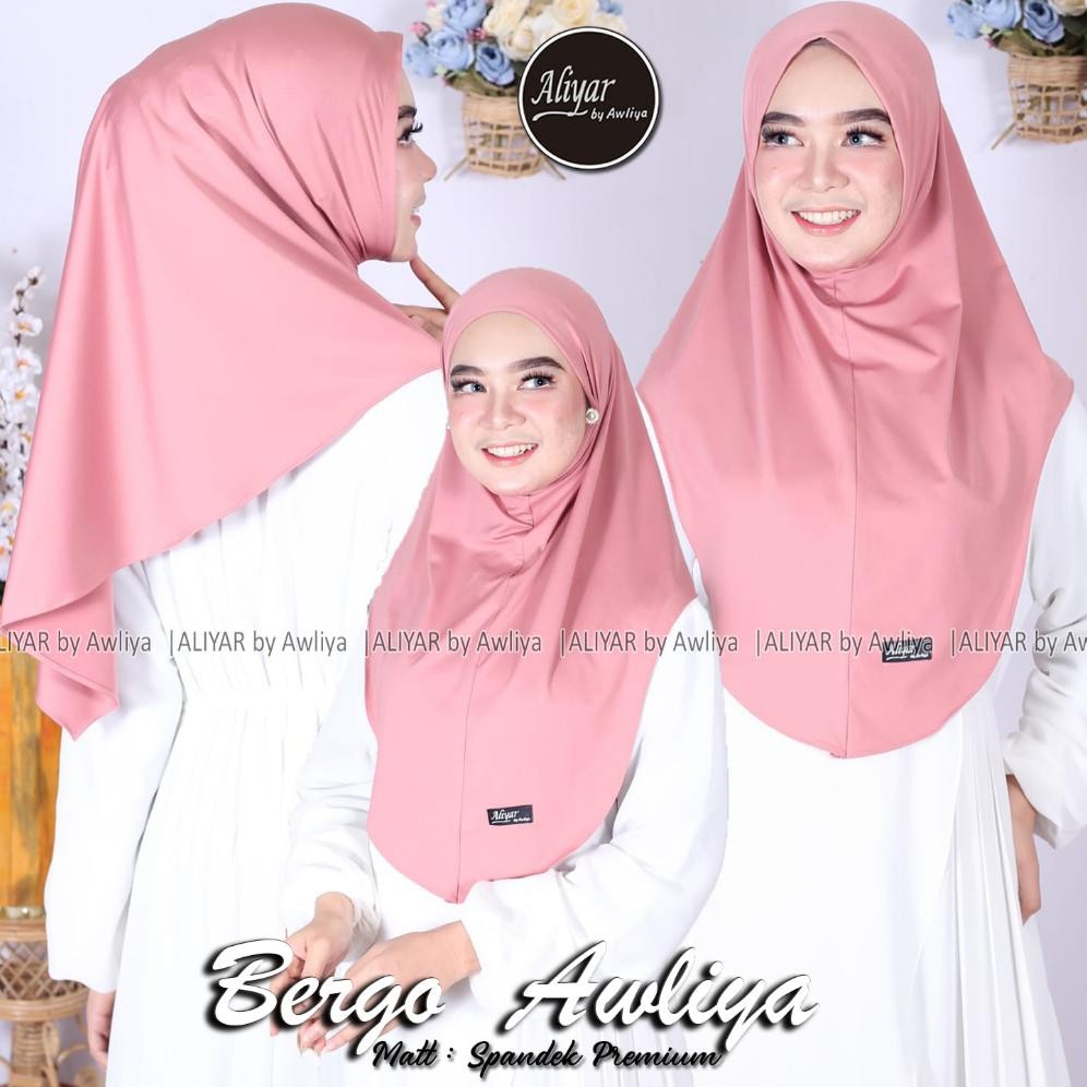 (Besat Deal)>> Hijab Bergo Awliya Originan Aliyar ||Hijab Bergo Instan||Hijab Sport||Hijab Awliya Co