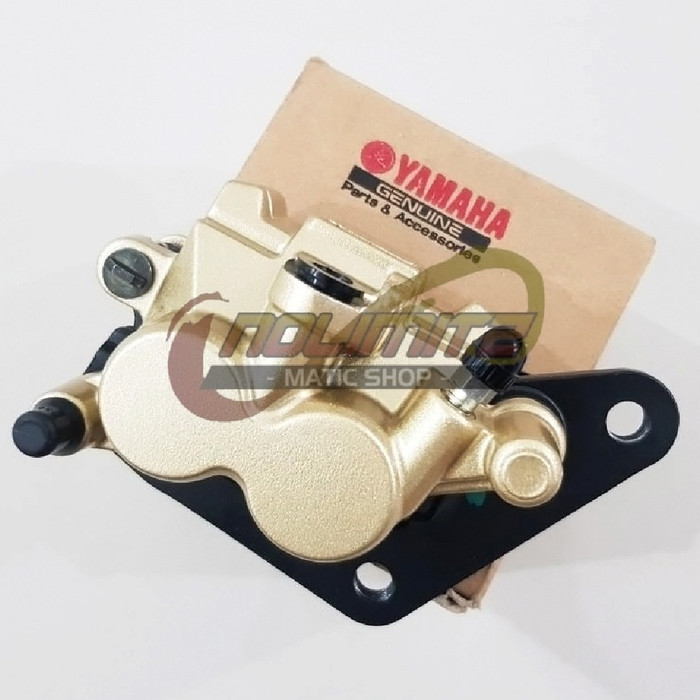 Caliper Kaliper Rem Depan ORI Yamaha 2 Piston Gold NMAX Aerox 155 Lexi