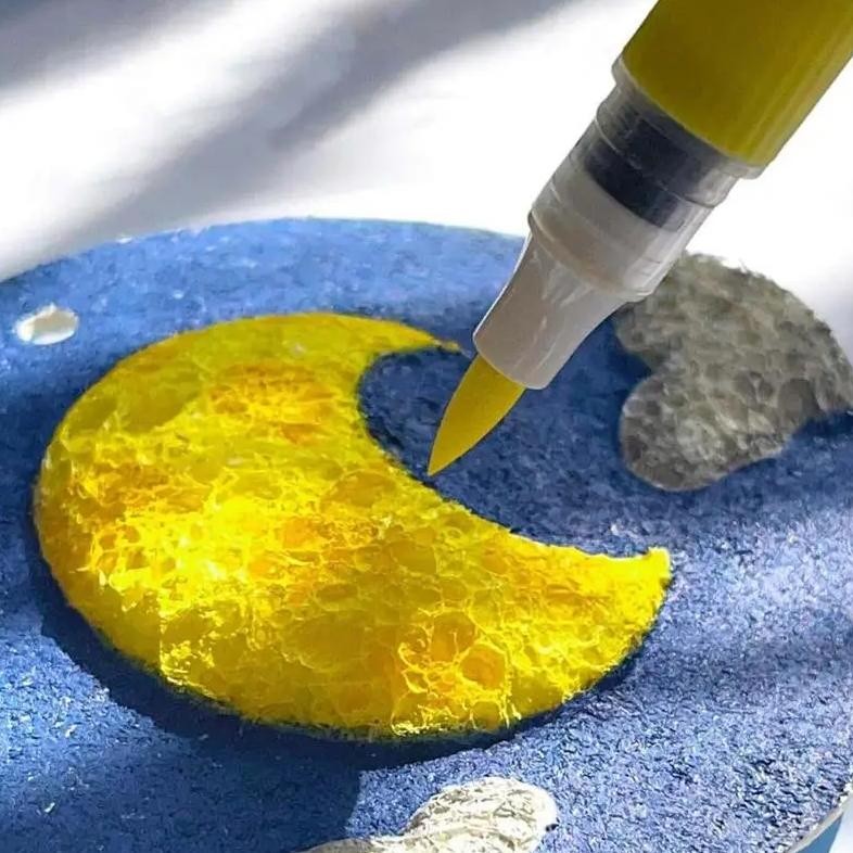 

10pcs Foam Texture Painting Paper 3D Art Drawing Paper White Foam Texture Craft Kids Painting Educational Toys School Supplies