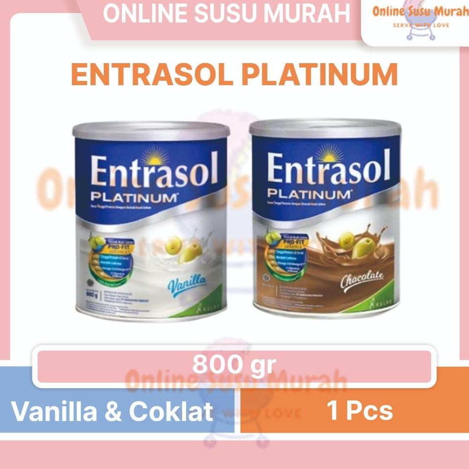 

Entraol Platinum Vanila Colat 800Gr Uu Dewaa 800 Gr L
