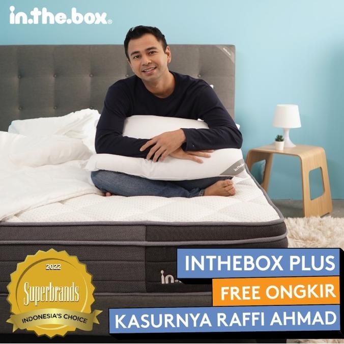 Kasur Spring Bed In The Box Plus 160X200 (Queen) - Free Bantal Original Dan Terpercaya