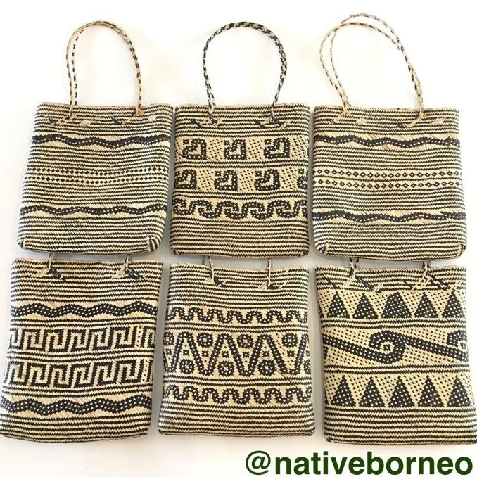 Tas Rotan, Tas Dayak,Tas Anyaman Rotan, Anjat Dayak, Tote Bag KALI