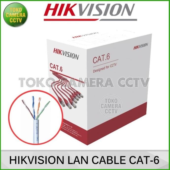 TERMURAH - KABEL LAN HIKVISION CAT 6 / UTP HIKVISION CAT 6 1 ROLL