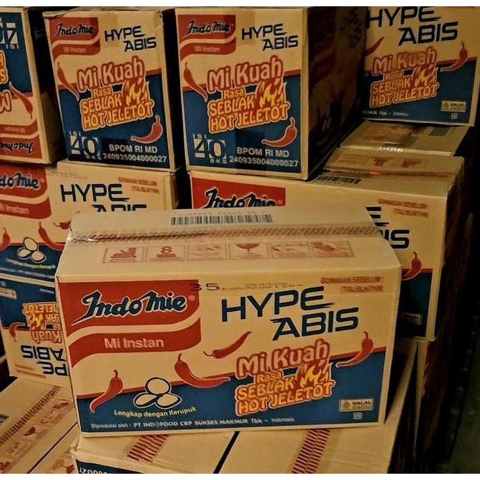 

Terlaris Ctn 40S - Mi Indomie Seblak Hot Jeletot Isi 40 Pcs / Hype Abis - Mi Mie Indomie Kuah Ready Stok