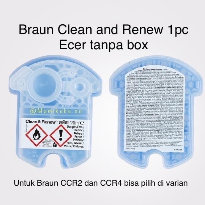 

Produk Baru!! Pembersih Shaver Braun Clean & Renew Refill CCR Lemon Fresh