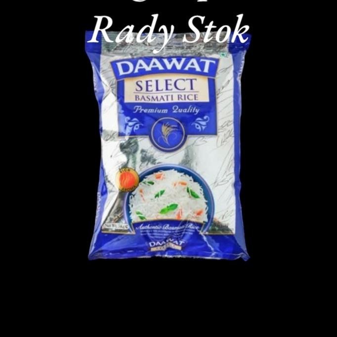 

Terlaris Daawat Select Basmati Premium Quality / Beras Basmati Select / 5 Kg Ready Stok
