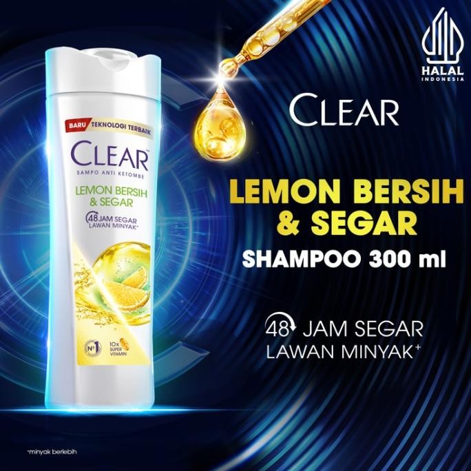 

Produk Baru!! CLEAR Shampoo Anti Bacterial Fresh Cool Lemon 300ml