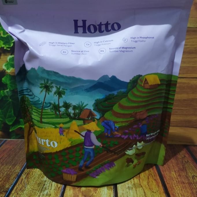 

<<<<<] Hotto Purto Multigrain With Purple Potato 1Poch Isi 16 Sachet