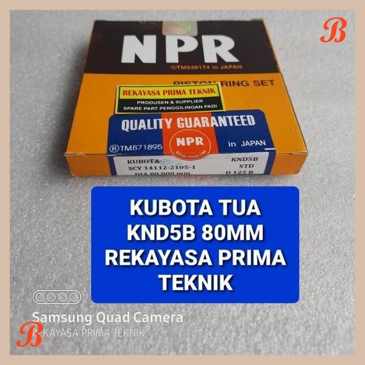 | RKY | KND5B RING PISTON SEKER SEHER 80 MM RINGNYA SAJA KUBOTA KND 5B KND 5 B