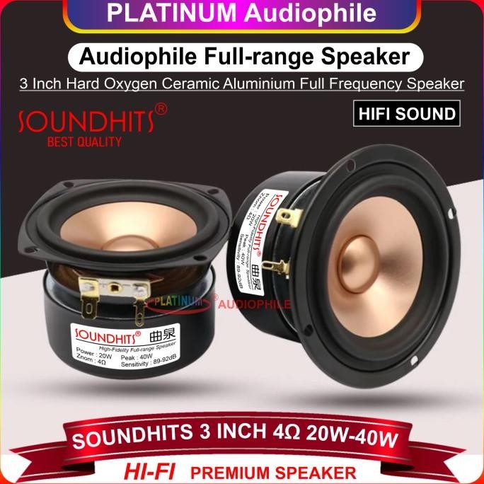 CO Speaker Full range 3 Inch Aluminium Cone premium speaker fullrange