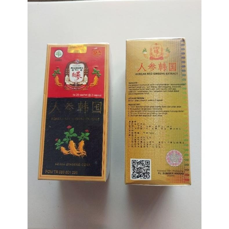 

Terlaris Ginseng Korea Kapsul Herbal Pegel Linu Asli, Tidak Asli Uang Kembali