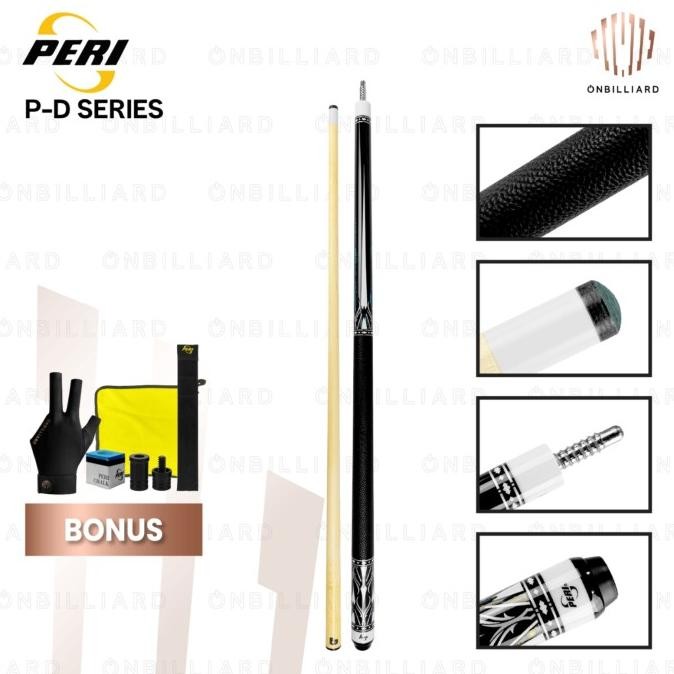 PERI PD BARON Series Stick Billiard Low Deflection P-D01 P-D02 P-D03 P-D04 P-D05 Cue Stick Play Bill