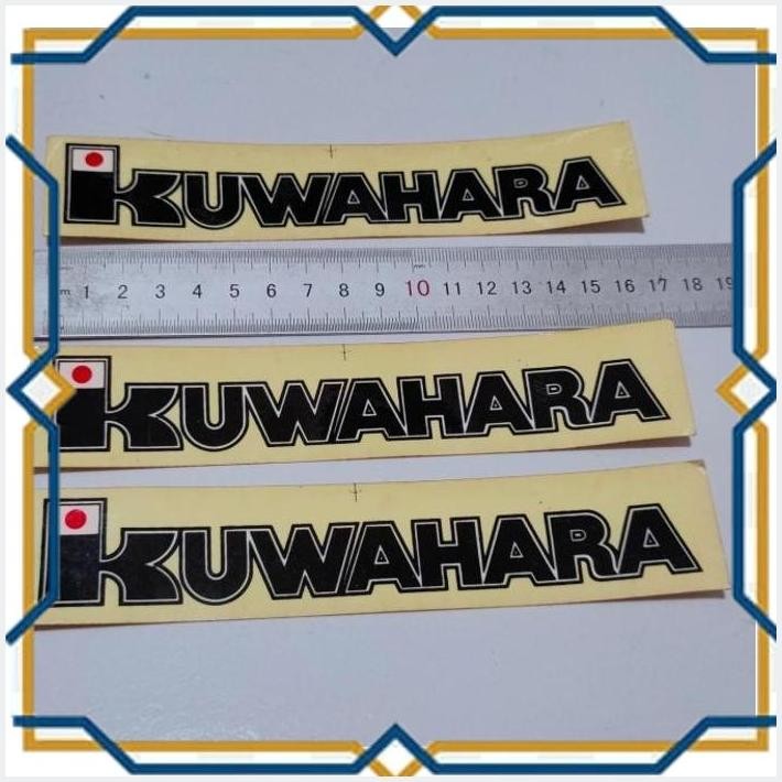[RAC] STICKER DECAL SEPEDA KUWAHARA NOS OLD SCHOOL BMX OSBMX MTB ROADBIKE