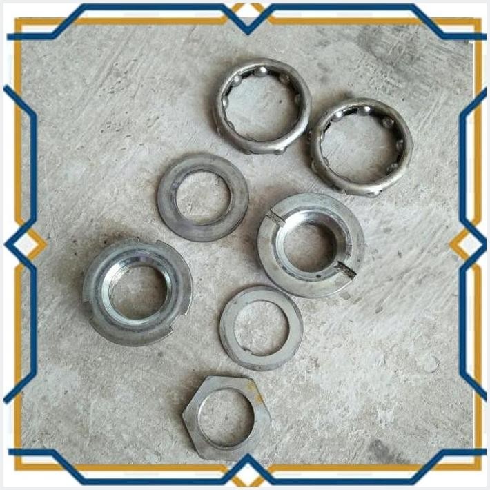 [RAC] BAUT SET CRANK CHAINRING GIR GEAR DEPAN BB PEDAL SEPEDA OLDSCHOOL BMX