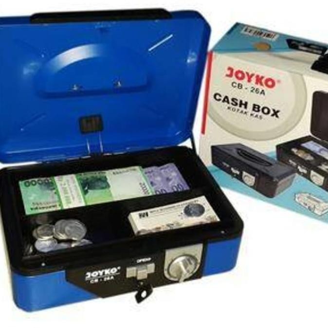 

Cash Box Joyko Cb-26A Kunci Ganda 15,2 X 25 X 8,5 Cm Kotak Uang