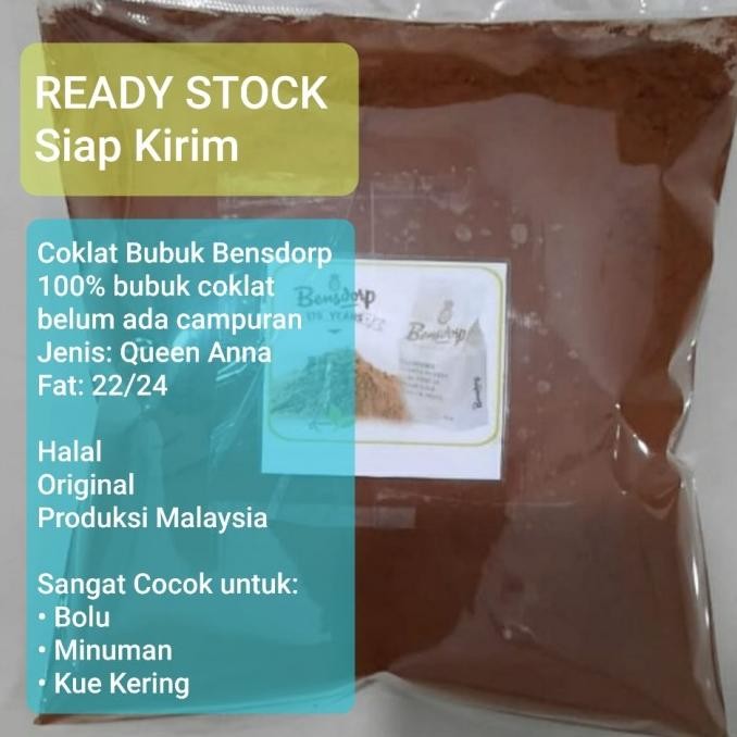 

COKLAT BUBUK / COCOA POWDER BENSDORP REPACK 500 GRAM
