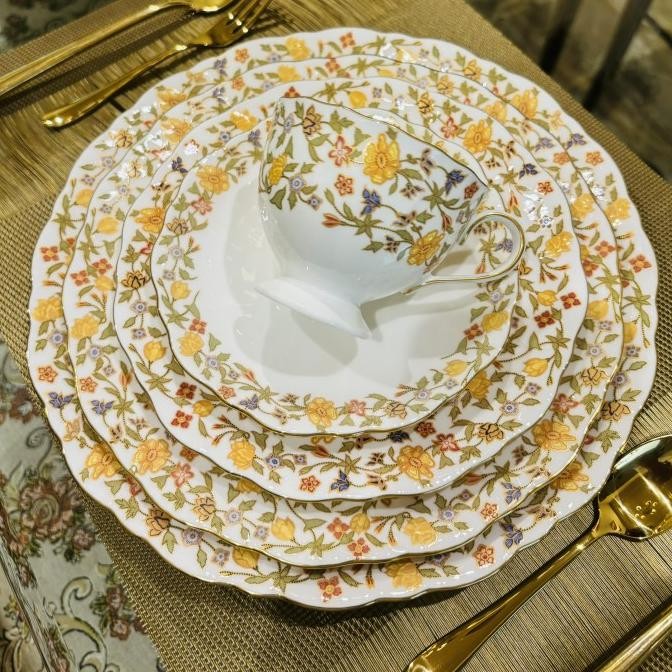 Dinner Set - Piring Makan Set Narumi Fitria 20 Pcs Mewah Cantika Original Dan Terpercaya