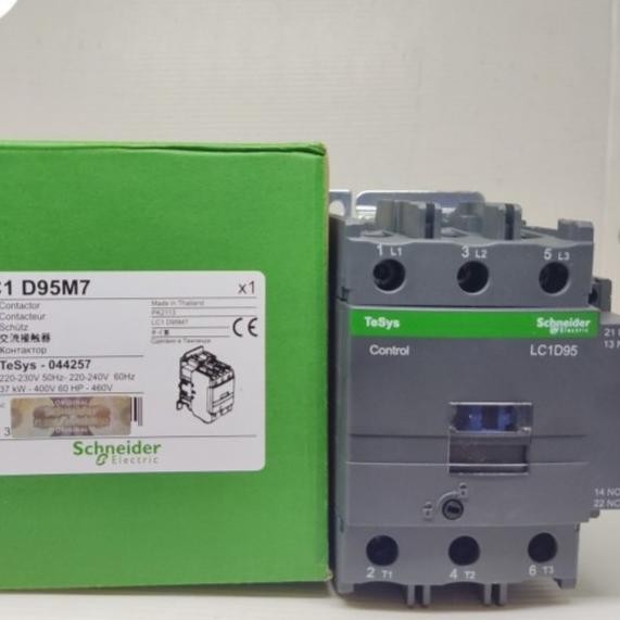 Kontaktor Contactor Lc1D95M7 220V Lc1D95 M7 Lc1D95 220V Siap Kirim