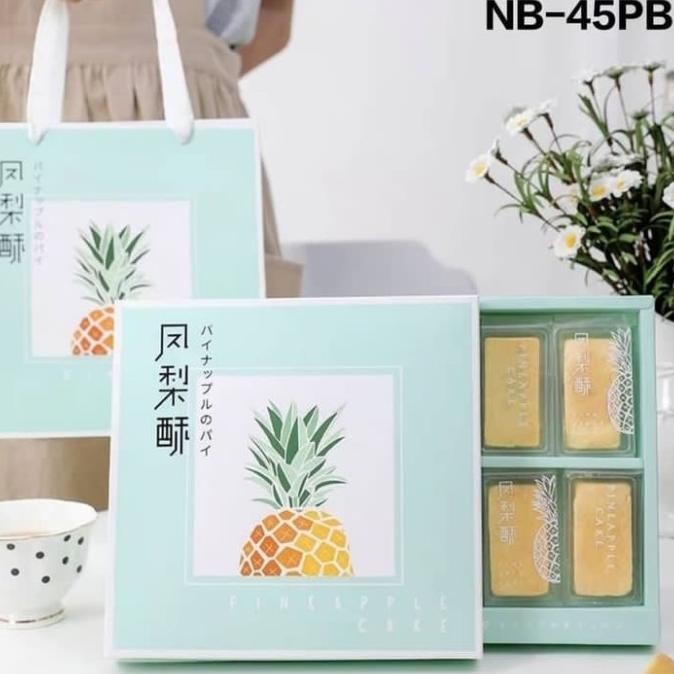 

CO NB-45PB Box nastar taiwan pineapple tart cake 5set box paperbag set