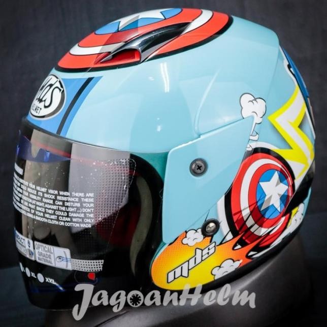 Md Helm Port R3 Jr Marvel Captain America 3 Blue Helm Ana