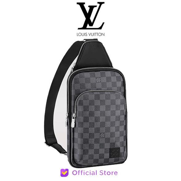 Grosir Louis Vuitton Avenue Sling Bag - Damier Graphite Canvas