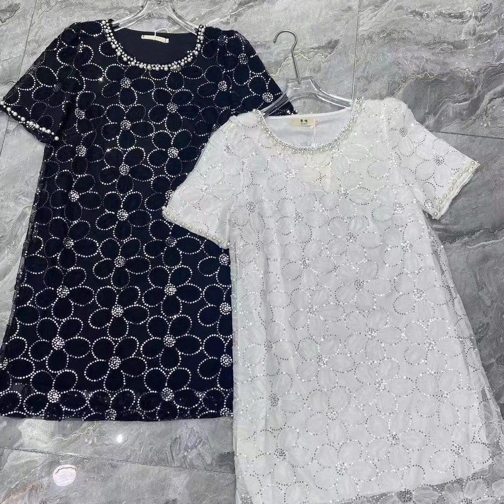 New Sequin Heavy Craft Elegant Dress for Women