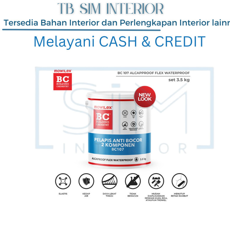 MOWILEX  BC 107 ALCAPROOF FLEX WATERPROOF 3.5 KG