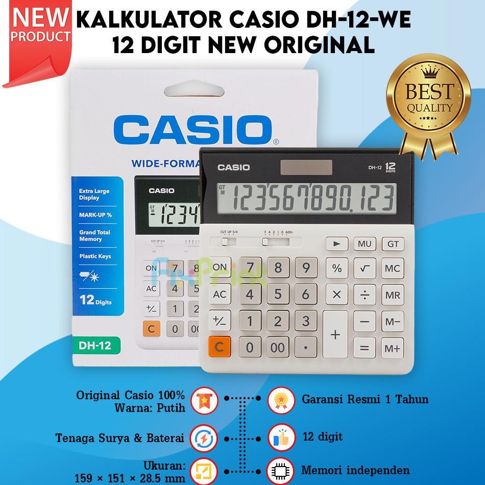 

Calculator Caio Dh12 B White 12 Dit Alulator Detop