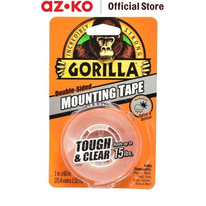 

HARGA DISKON AZKO Gorilla Double Tape Tough & Clear 2.5 Cm
