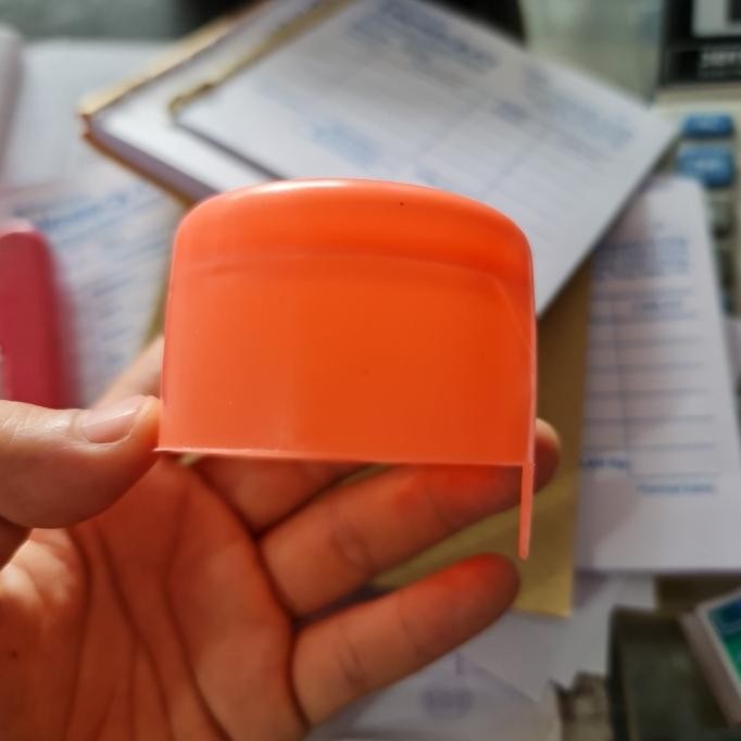 Tutup Galon Isi Ulang PINK agak Orange Tinggi 3,5 cm 500 pcs DU
