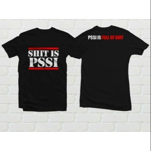Kaos T Shirt Pria Shit Is Pssi Full Of Shit