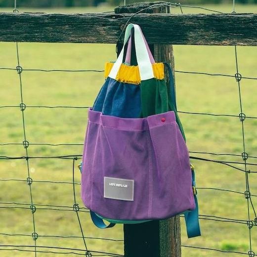 VIRAL BTV Backpack Super Panelled Dumpling Bisa Dilipat Nylon Tas Ransel Waterproof