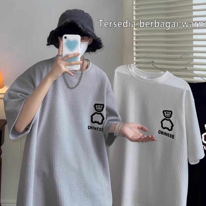 Grosir Setelan Kaos Dan Celana Pendek Pria Korean Style | Set Outfit Pria Oversize Korean Style