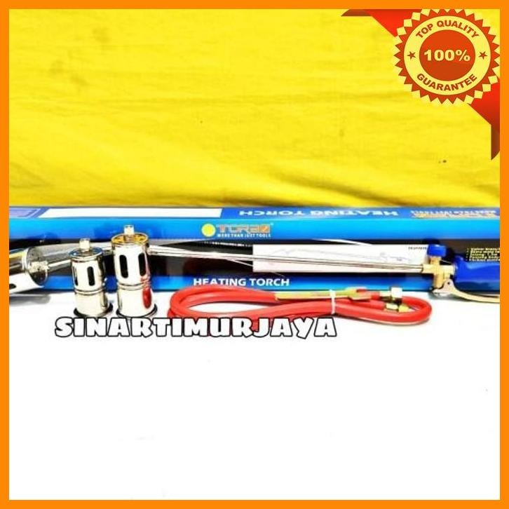 (stj) heating torch gas lpg + selang tora panjang - heating torch tr ht7015