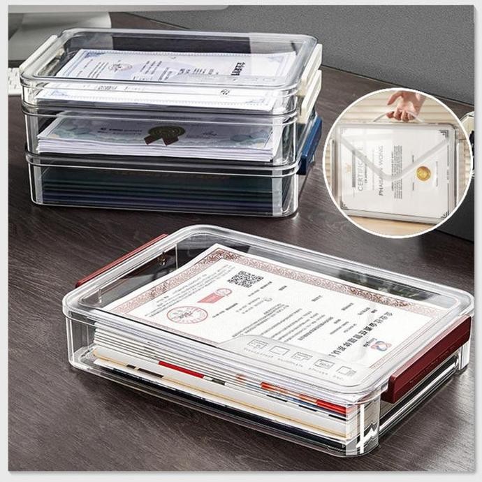 

Kotak Penyimpanan Kertas Dan Map File/Hardcase Storage Plastic Tray /Organizer Transparent Paper Box Storage Clear Kotak Penyimpanan Kertas Dan Map File/Hardcase Storage Plastic Tray /Organizer Transparent Paper Box Storage Clear