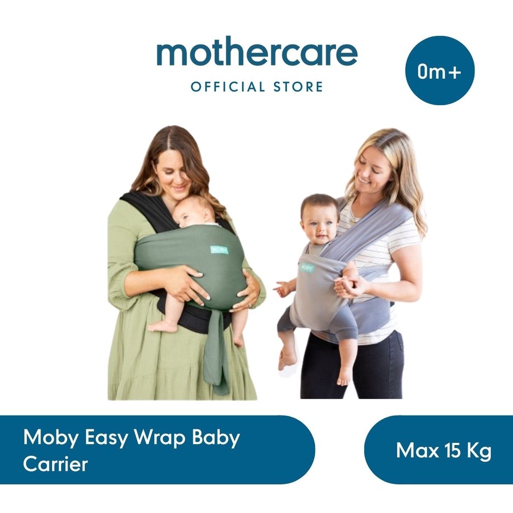 Moby Easy Wrap Carrier - Gendongan Bayi Newborn Depan