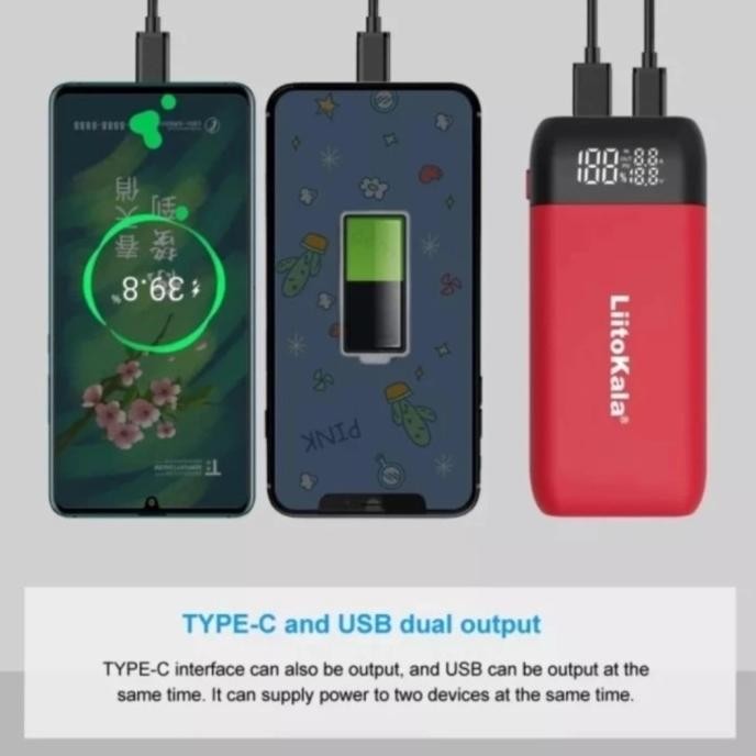Grosir Liitokala Lii-Mp2 Portable Charger Powerbank Usb C 18650 21700 Qc 3.0