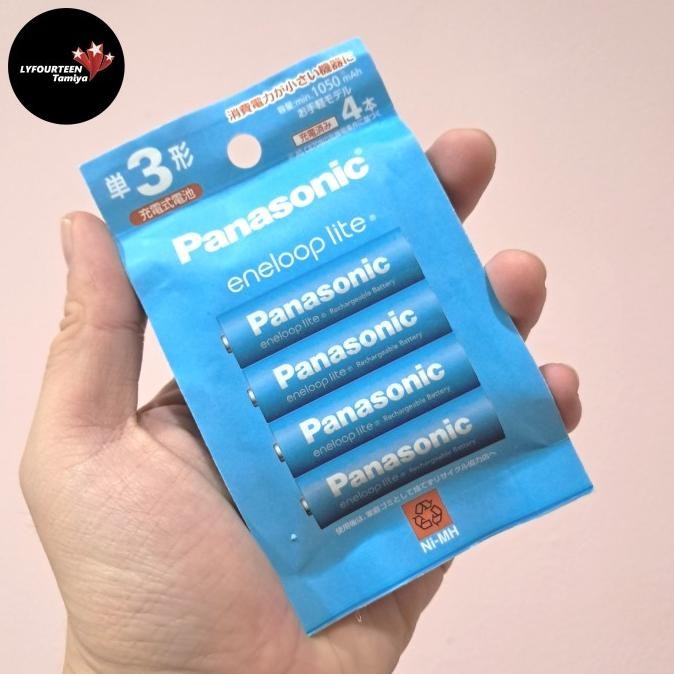 Grosir Panasonic Eneloop Lite Mini 4Wd Rechargeable Ni-Mh Aa Battery Tamiya 4Pcs/Pack