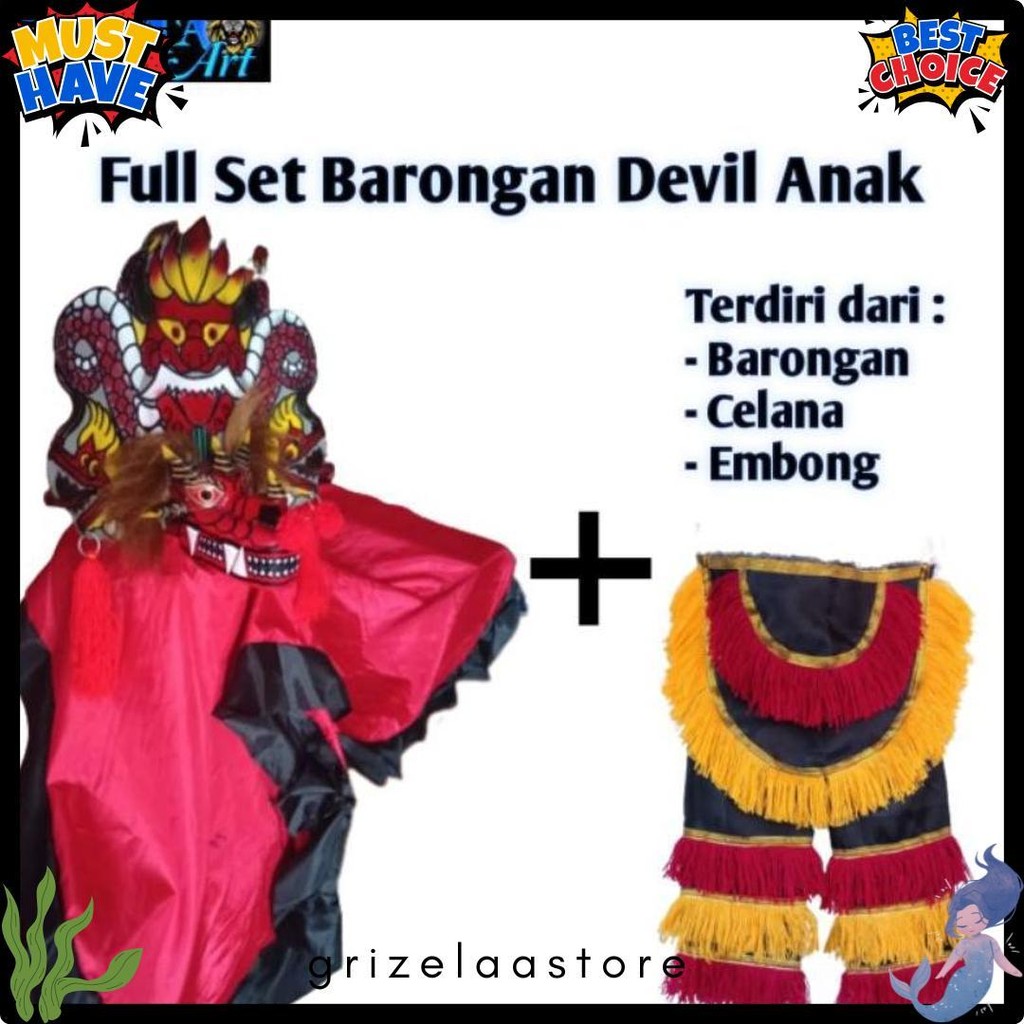 Barongan Devil Full Set