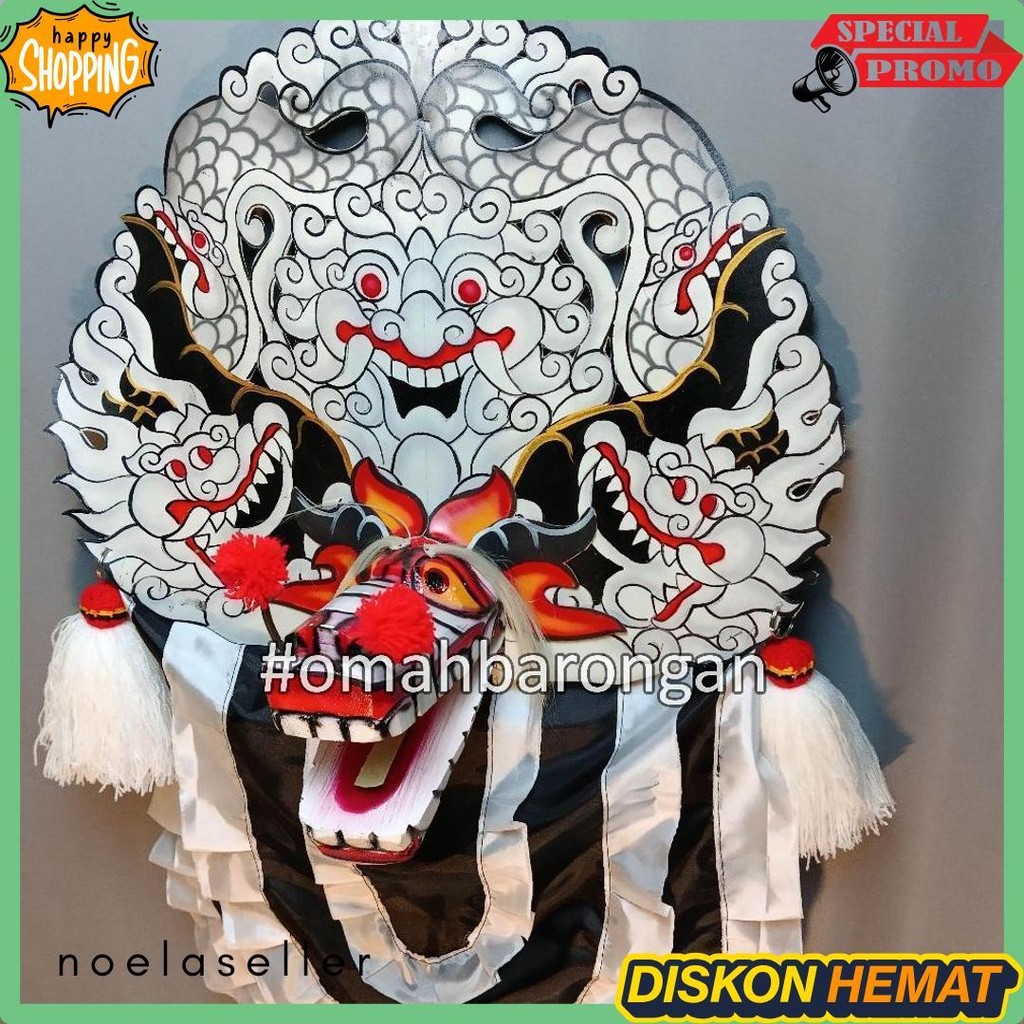 Barongan Casper Full Kayu Waru Untuk Anak