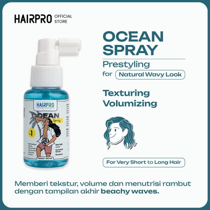 HAIRNERDS PROFESSIONAL - OCEAN SPRAY / SEA SALT / 60 ML