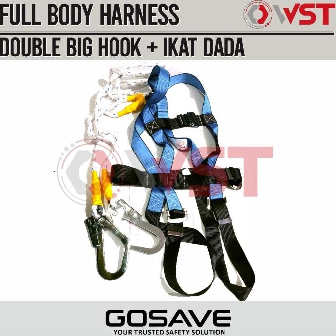 FULL BODY HARNESS DOUBLE HOOK GOSAVE
