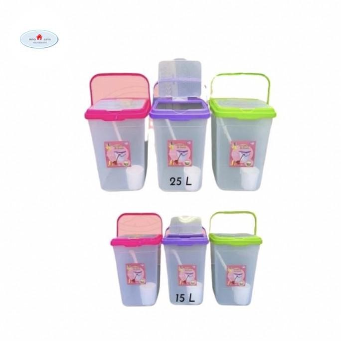 Tempat es buah / aquarium es buah 15 liter - 25liter + gayung