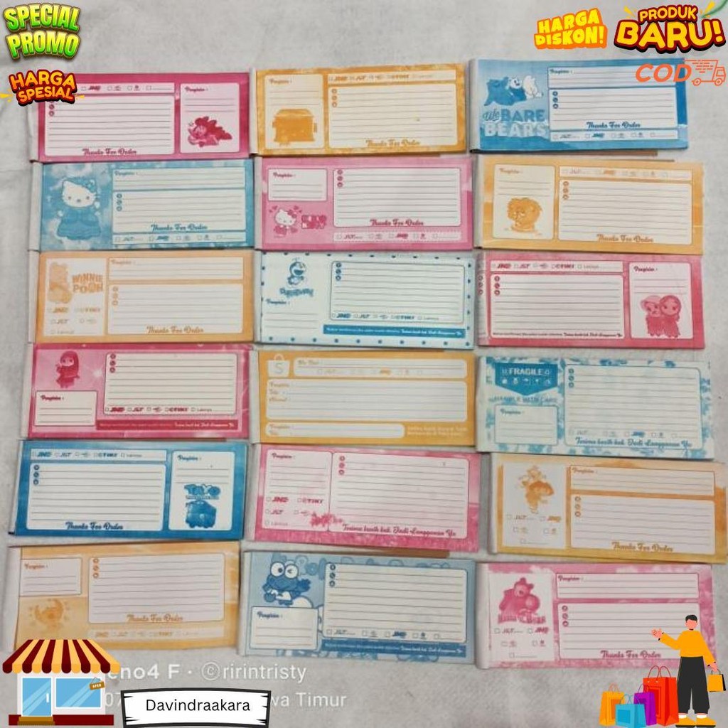 

Label Pengiriman Termurah Grosir/ Nota Pengiriman D Termurah
