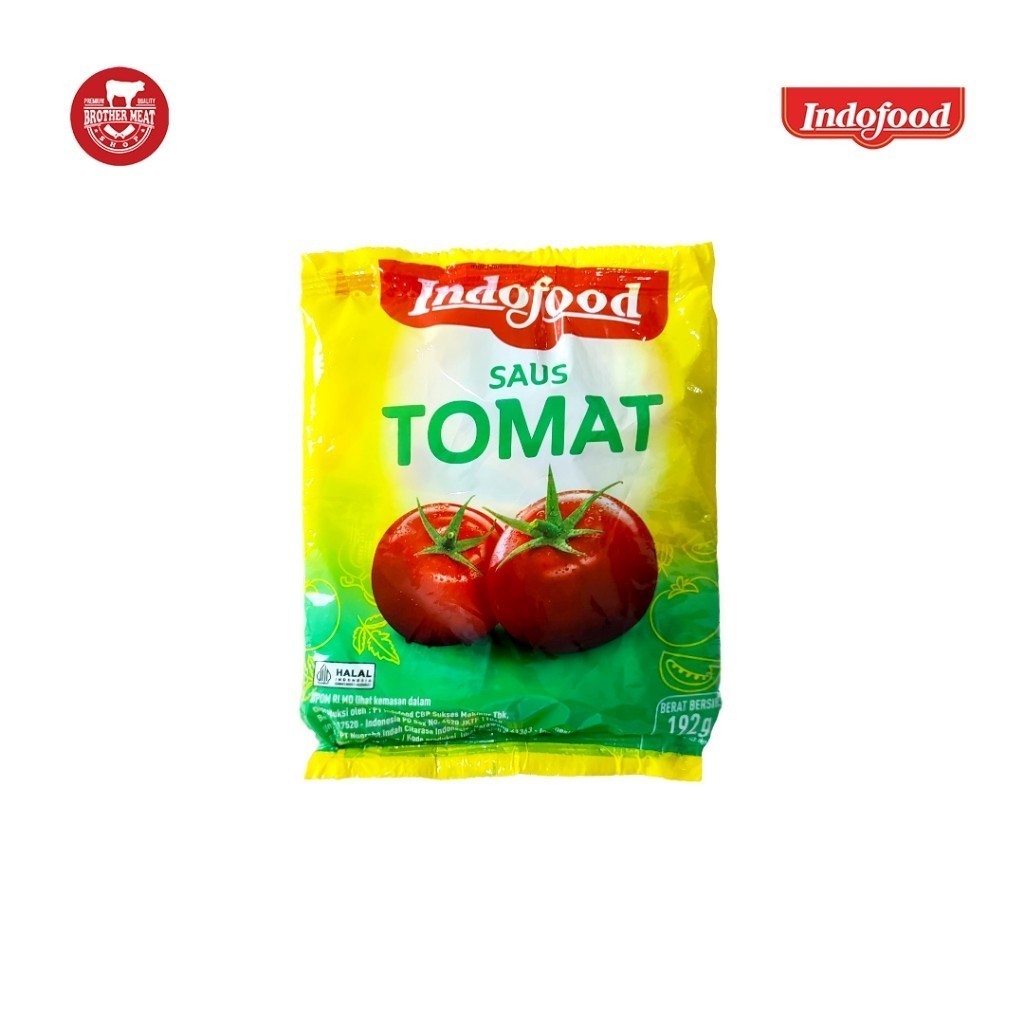 

Indofood Saus Tomat 24 Sachet 192gr - Brothermeatshop